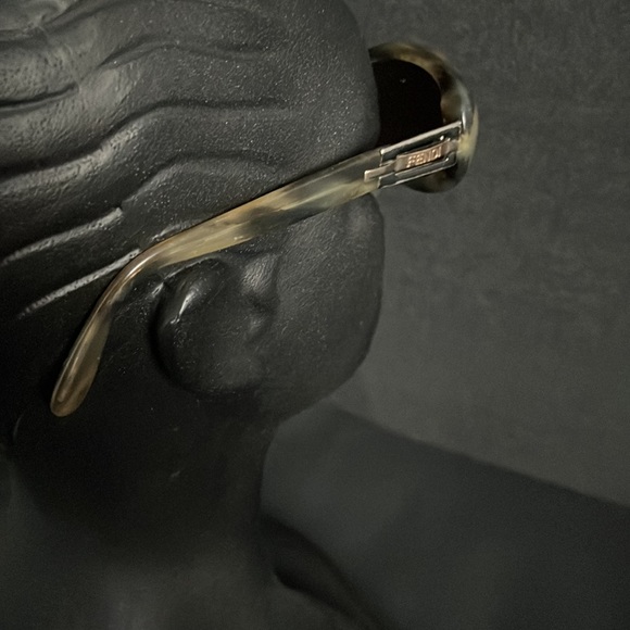 Fendi Gray Horn Sunglasses - Italy - Picture 7 of 12